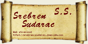 Srebren Sudarac vizit kartica